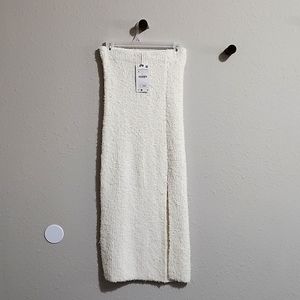 Zara Faux Fur Mid Skirt